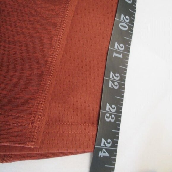 TEK GEAR DRYTEK Stretch Side Pocket Leggings-Rust-Large-Excellent Condition - Picture 10 of 12